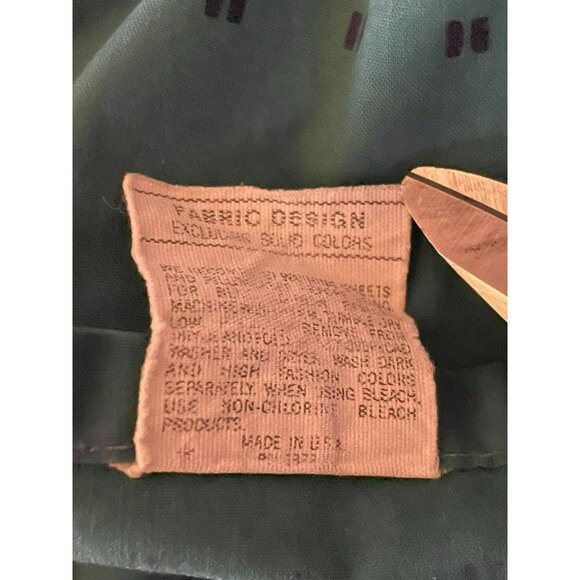 Vintage Full Size Sheet Set Used 2 Piece Blues Greens Purples - Picture 10 of 16